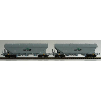 B-Models 45327 Set B 2x Silowagen Getreide grau CARGILL SNCF Ep. V-VI