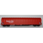 B-Models 45611 Set B 2x Schiebeplanenwagen Rils rot Railion Logistics Ep. VI