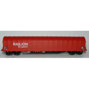 B-Models 45610 Set A 2x Schiebeplanenwagen Rils rot Railion Logistics Ep. VI