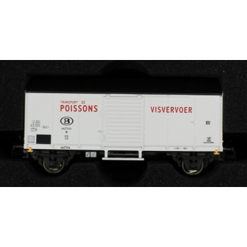B-Models 45708 Set A 3x Kühlwagen Fisch Glms SNCB Ep.III
