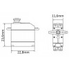 DIGIKEIJS DR60030 Mini Servo Analog