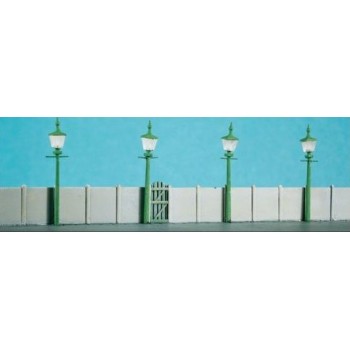 PECO R219 Betonzaun Länge 356 mm, 4 Tore