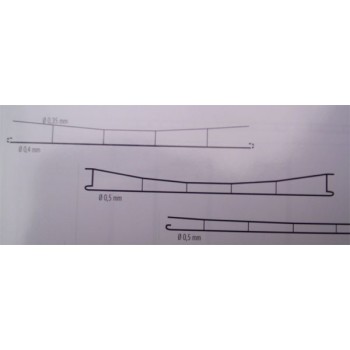 Sommerfeldt 183 Fahrdraht verkupfert 0,5 x 380 mm offen 5 Stück