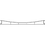 Sommerfeldt 410 Fahrdraht Länge 90mm ab Radius 190mm 5 Stück